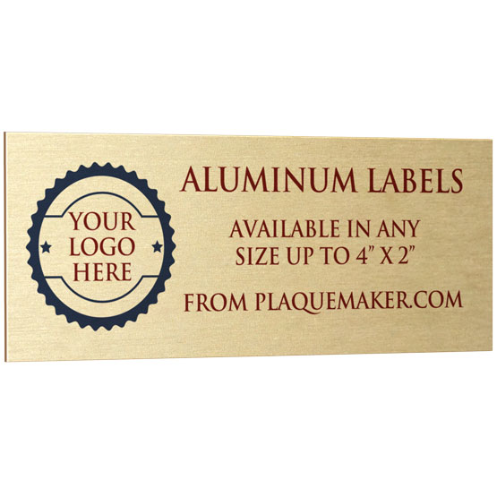 Custom Aluminum Labels - Full Color