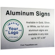 Custom Ships Today: Aluminum Signs