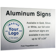 Custom Ships Today: Aluminum Signs