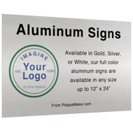 Custom Color Printed Aluminum Sign
