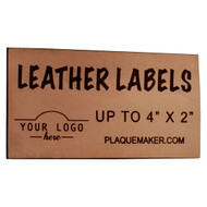 Custom Leather Wall Tag Labels