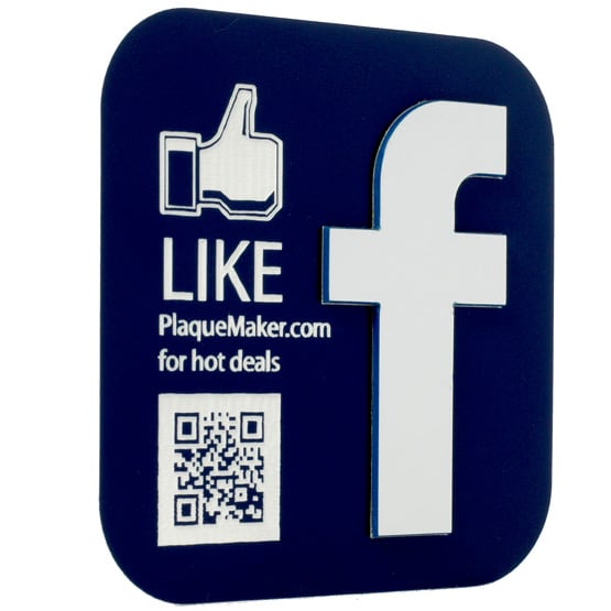 Custom Facebook Business Signs