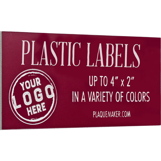 Custom Plastic Wall Tag Labels