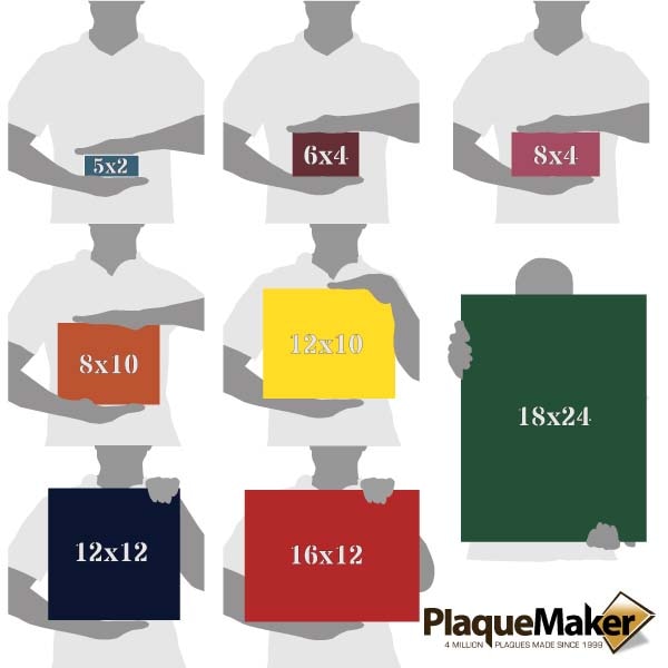 Plastic Stencil Sign Size Chart