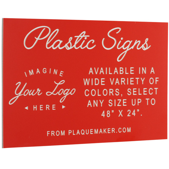 Custom Ships Today: Plastic Signs