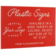 Custom Ships Today: Plastic Signs