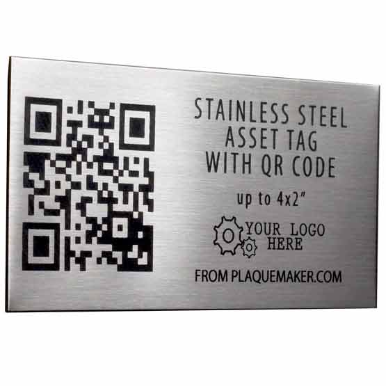 Custom Stainless Steel Asset Tag