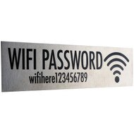 Custom Stainless Steel WiFi Signs