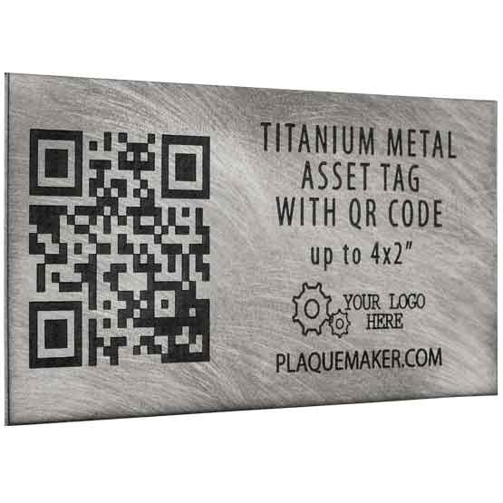 Custom Stainless Steel Labels - Engraved Metal Tags Up to 4x2