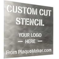 Custom Titanium Stencil Sign